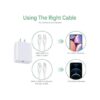 Cargador de pared USB C 18 W PD 3.0 cargador rápido_4
