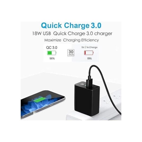 Cargador de teléfono 3.0 de carga rápida de 18 W para Moto_2