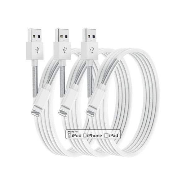 Cargador largo para iPhone de 10 pies con certificación_1