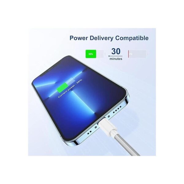 Cargador largo para iPhone de 10 pies con certificación_3