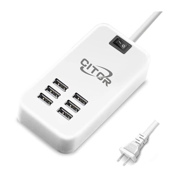 Cargador multiUSB estación de carga USB de 6 puertos para_1