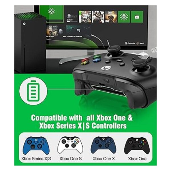 Cargador para Xbox One Controller Battery Pack con 4 x_3