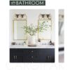Cargifak Crystal Vanity Lights Modern 3Light Bathroom_4