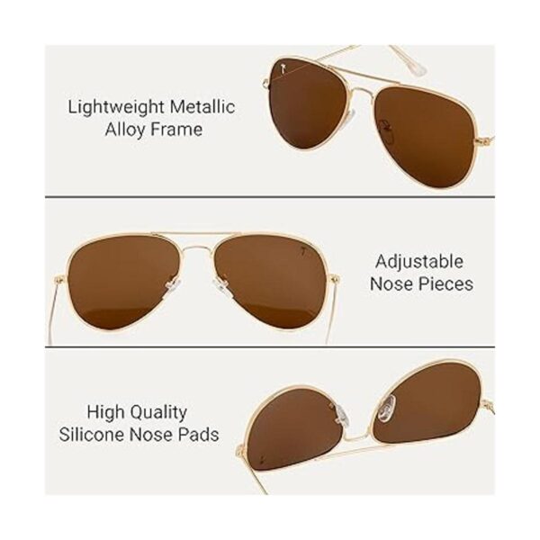 Caribbean Sol Gafas de sol polarizadas estilo aviador_2