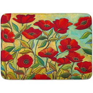 Carolines Treasures PPD3020RUG Tapete de baño de flores_1