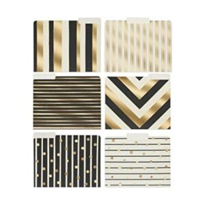Carpetas geométricas de archivo con pestañas cortadas de_1