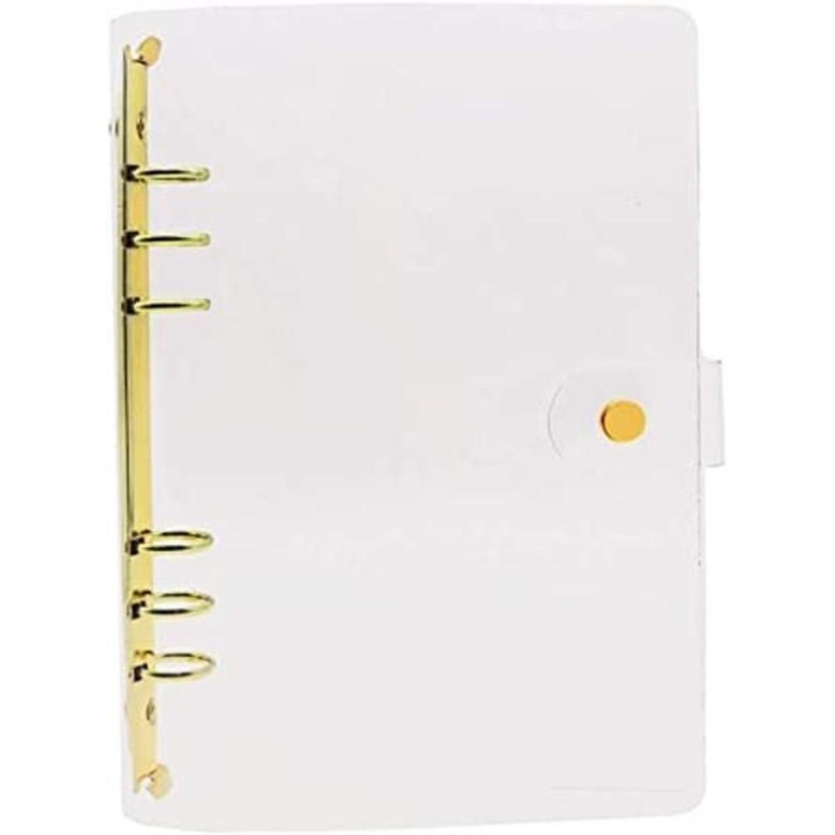 Carpeta personal de PVC transparente A5 6 carpetas de