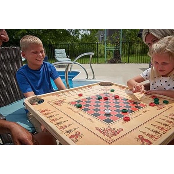 Carrom tablero de juego grande_5
