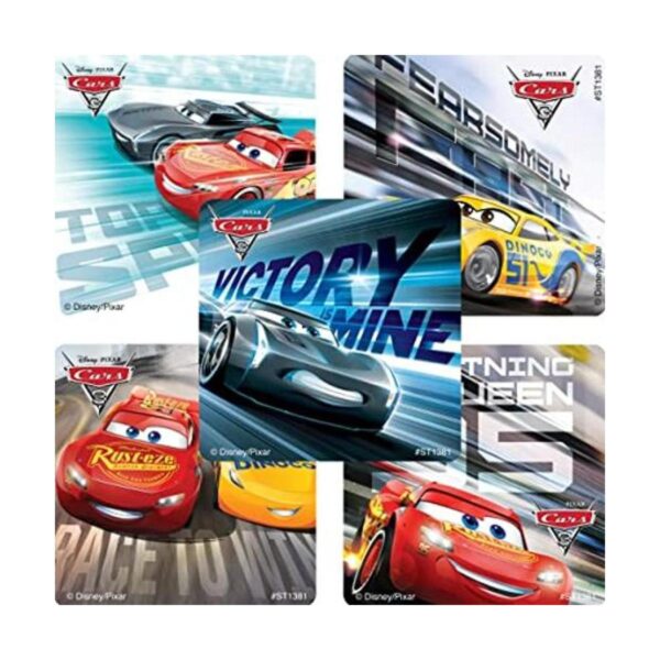Cars 3 pegatinas de película Premios y sorteos 100 por_1