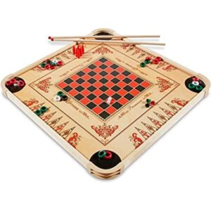 Carrom tablero de juego grande_1