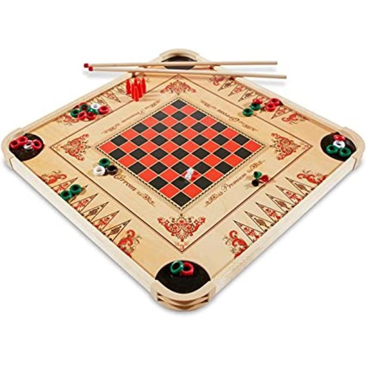 Carrom tablero de juego grande