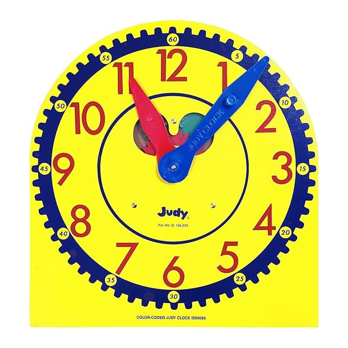 Carson Dellosa Judy Reloj para enseñar a los niños a