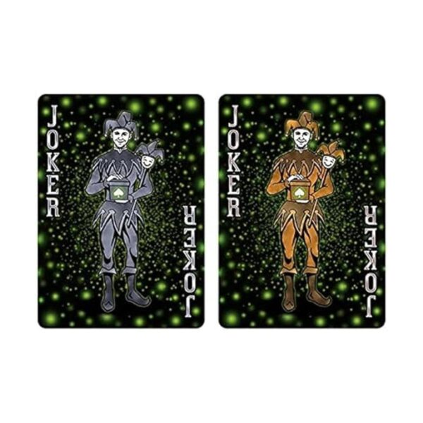 Cartas de juego de bicicleta con diseño de luciérnagas_3