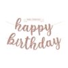 Cartel de feliz cumpleaños preencordado sin bricolaje