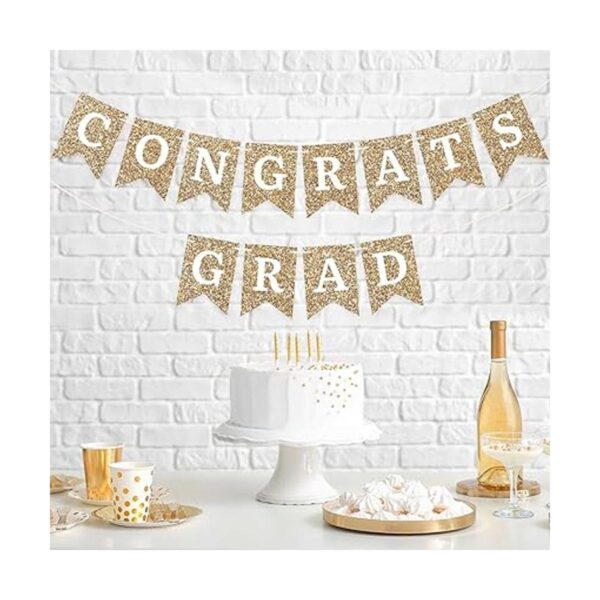 Cartel de felicitación preencordado para graduación No