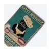 Cartel de metal vintage de Cat Kitty Kitchen Galletas de