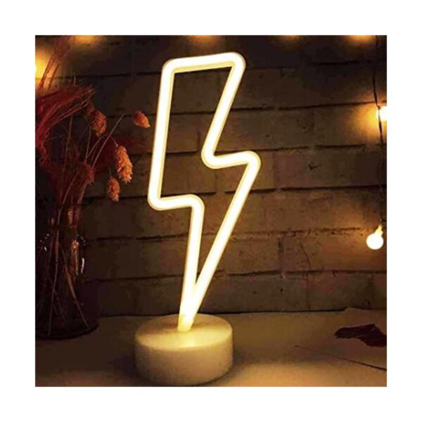 Cartel de neón LED para interior luz nocturna con base de_1