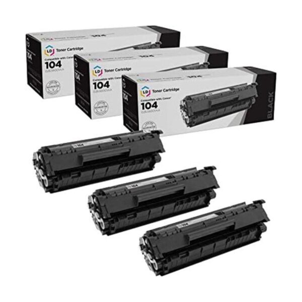 Cartucho de tóner compatible con LD para Canon 104 negro_1
