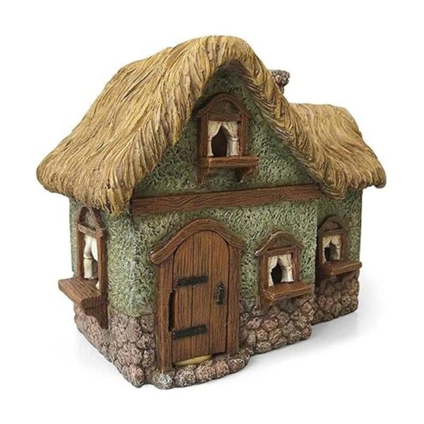 Casa de campo para jardín en miniatura jardín de hadas_2