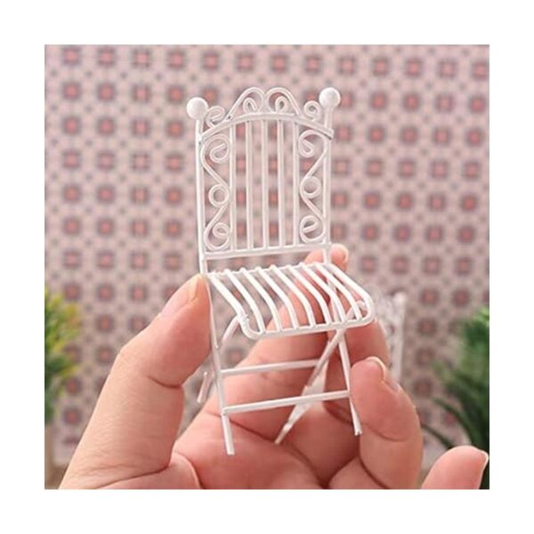 Casa de muñecas Juego de mesa y sillas de bistró en_3