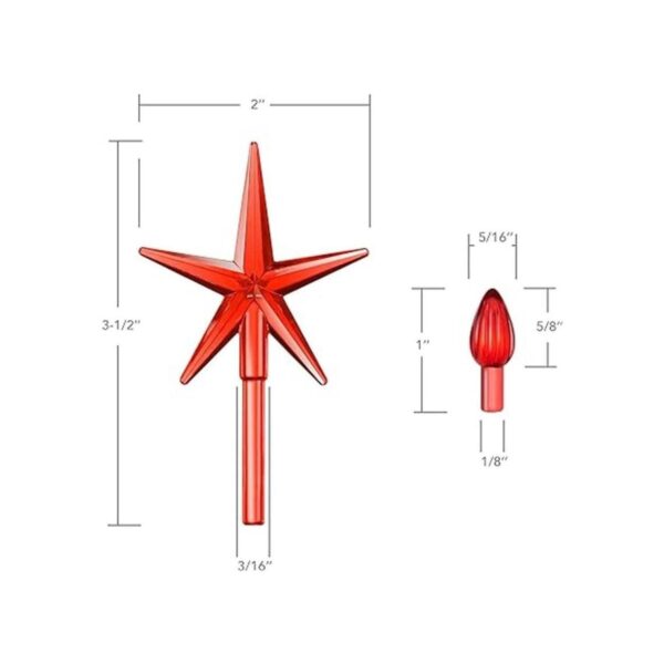 Casafield Luces de repuesto de cerámica para árbol de_3