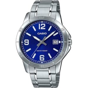 MTPV004D2BUDF Reloj analógico de cuarzo plateado de_1