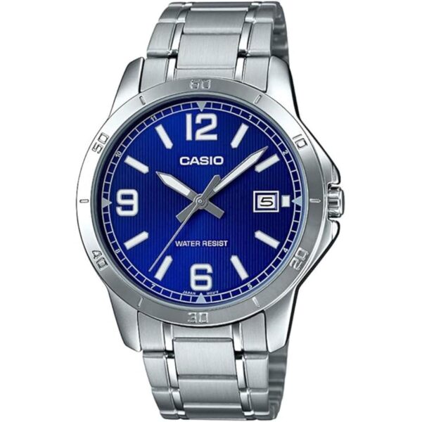 MTPV004D2BUDF Reloj analógico de cuarzo plateado de_1