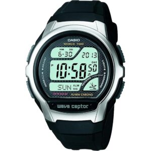 Mens WV58A1AVCR Waveceptor Black Resin Band Digital_1