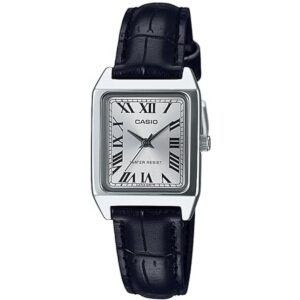 LTPV007L7B1 Reloj de vestir rectangular de cuero_1