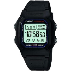 W800H1AV Reloj deportivo clásico con malla negra_1