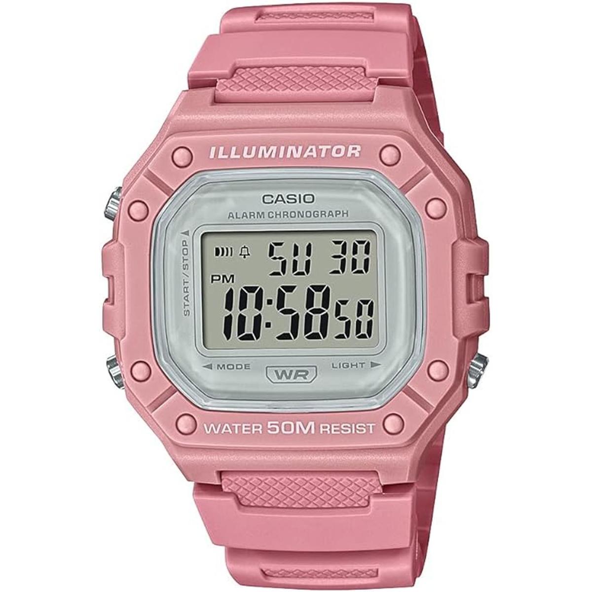 Reloj deportivo digital con cronógrafo de alarma