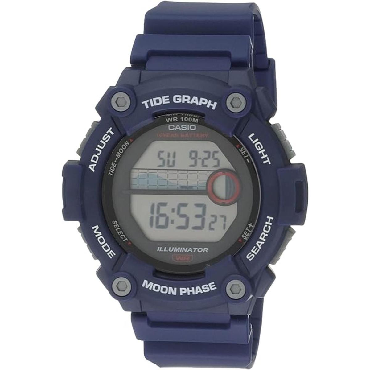 Tide Graph Moon Phase Reloj deportivo para hombre