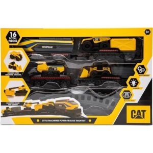 Cat Construction Little Machines Power Tracks Juego de