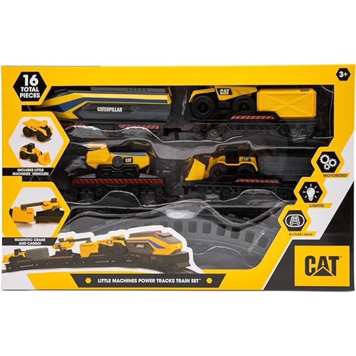 Cat Construction Little Machines Power Tracks Juego de