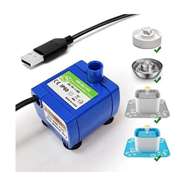 Cat Water Fountain PumpPet Fountain Pump Replacement Pump