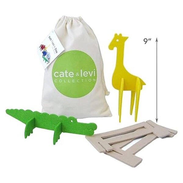 Cate and Levi Juguete de viaje del zoológico para niños_2