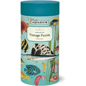 Cavallini Rompecabezas de 1000 piezas acuario vintage_1