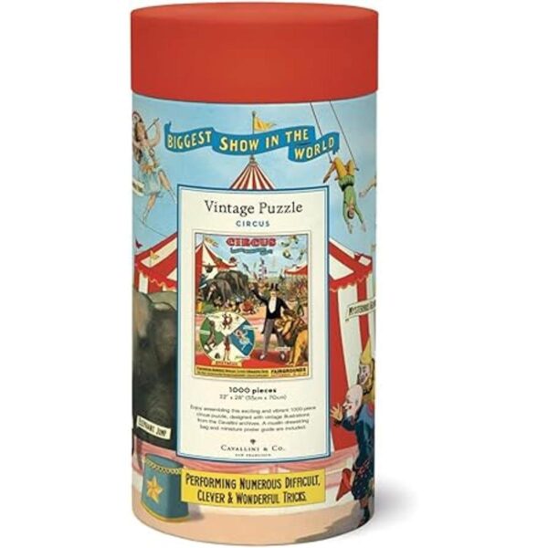 Cavallini Vintage Circus Jigsaw Puzzle 1000 piezas_3