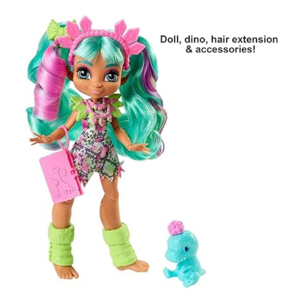 Cave Club Muñeca Rockelle 8 10 pulgadas pelo verde_3