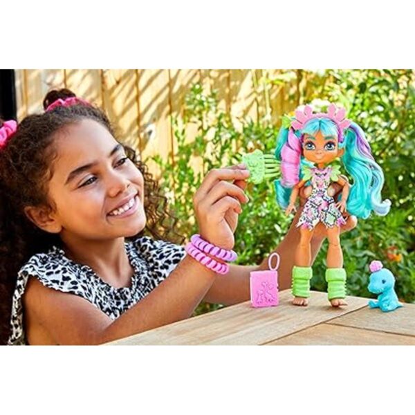 Cave Club Muñeca Rockelle 8 10 pulgadas pelo verde_2