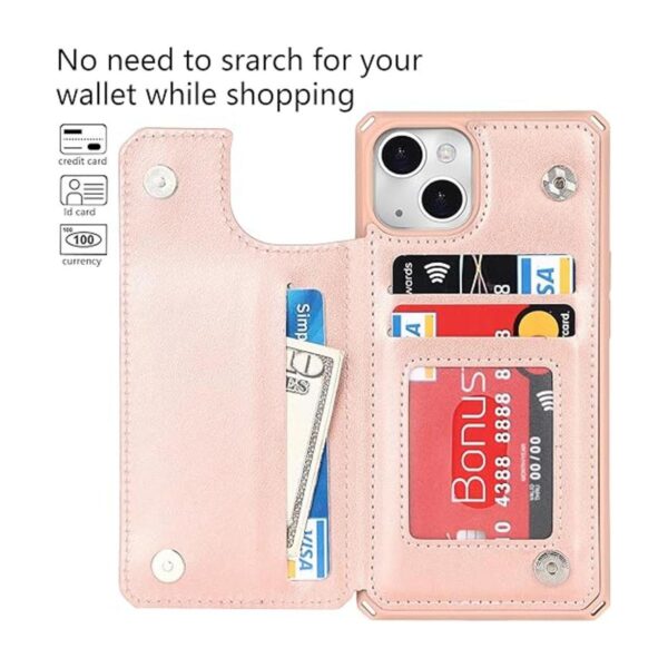 Cavor Funda para iPhone 13 funda para tarjetero tipo_3