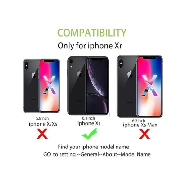 Cavor Funda para iPhone XR funda para tarjetero tipo_2