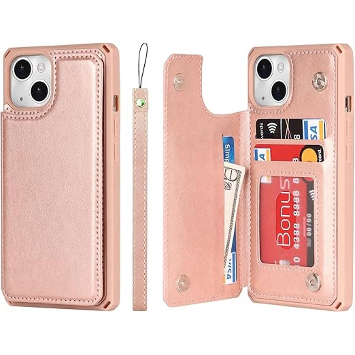 Cavor Funda para iPhone 13 funda para tarjetero tipo