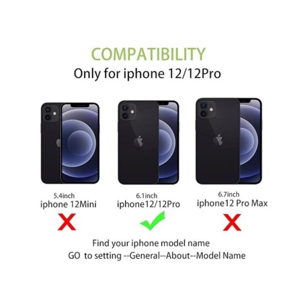 Cavor Funda para iPhone 1212 Pro con diseño de mandala en_2