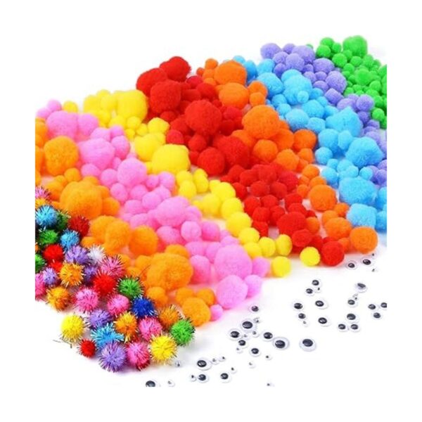 Caydo 2000 pompones multicolor para el día de San Valentín