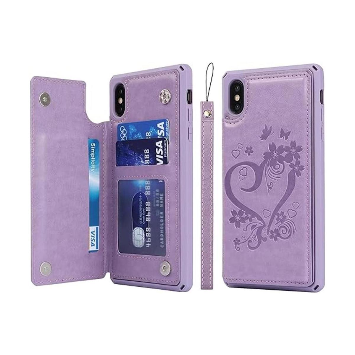 Cavor Funda para iPhone Xs iPhone X funda para tarjetero