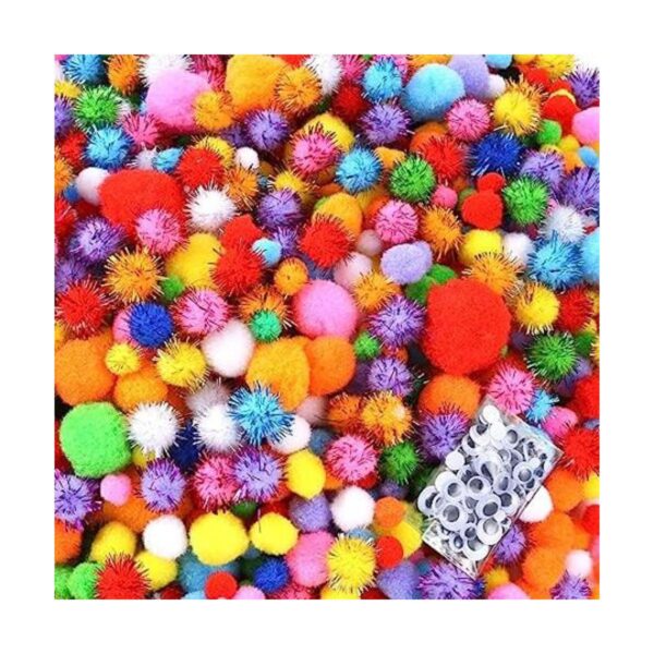 Caydo 2000 pompones multicolor para el día de San Valentín