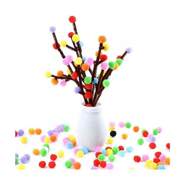 Caydo 2400 pompones de 0.39 pulgadas bolas de pompones