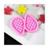 Cayway Moldes de resina de silicona para aretes 5 pares