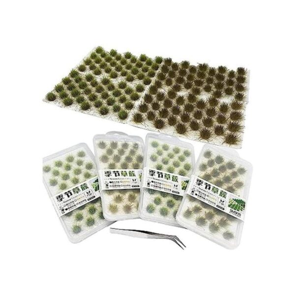 Cayway Kit de 128 piezas de césped estático modelo de